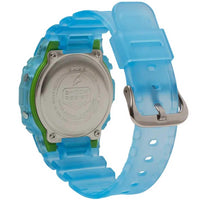 Casio Men's Digital Watch - G-Shock Alarm Blue Semi Transparent Strap | DW5600LS-2 ,