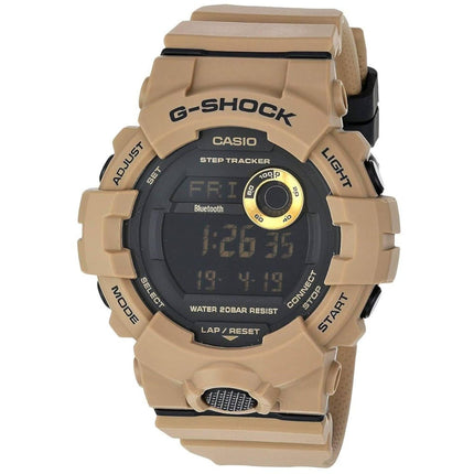Casio Men's Digital Watch - G-Shock G-Squad 800 Series Brown Resin Strap | GBD800UC-5 ,