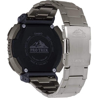 Casio Men's Digital Watch - Pro Trek Compass Grey Titanium Bracelet | PRG-340T-7CR ,