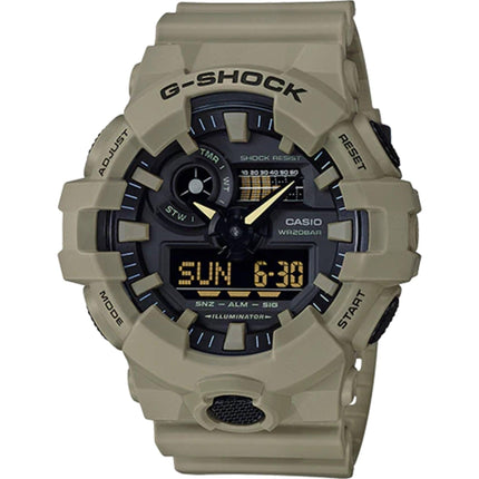 Casio Men's Dive Watch - G-Shock Black Ana-Digi Dial Strap Shock Resistant | GA700UC-5A ,
