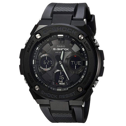 Casio Men's 'G SHOCK' Quartz Stainless Steel and Resin Black Casual Watch GSTS100G-1B ,