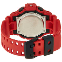 Casio Men's Quartz Watch - G-Shock Black Analog-Digital Dial Red Strap | GA700-4A ,