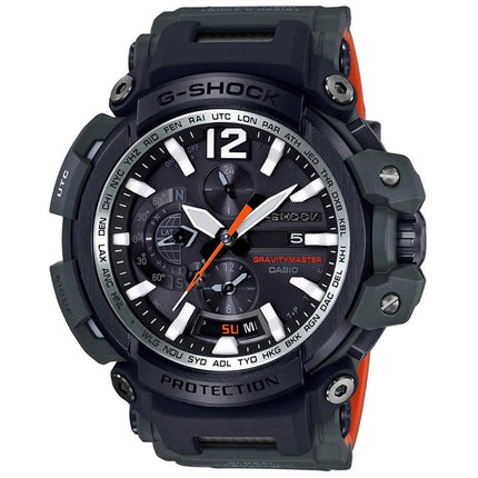 Casio Men's Quartz Watch - G-Shock Gravitymaster Black Dial Strap Dive | GPW2000-3A ,