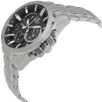Casio Men's Watch - Edifice Bluetooth Black Dial Silver Tone Bracelet | EQB510D-1A ,