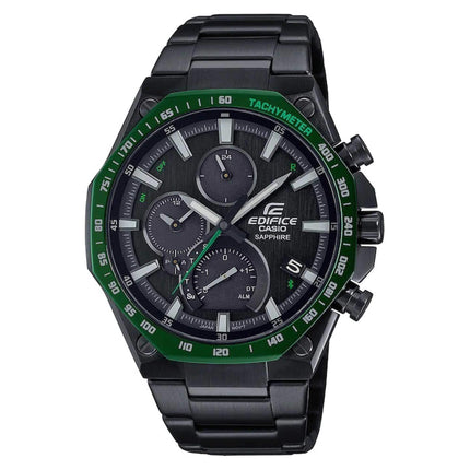 Casio Men's Watch - Edifice Bluetooth Smartphone Link Black Bracelet | EQB1100XDC-1A ,