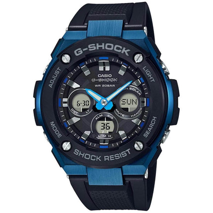 Casio Men's Watch - G-Shock Analog-Digital Dial Black Resin Strap | GSTS300G-1A2 ,
