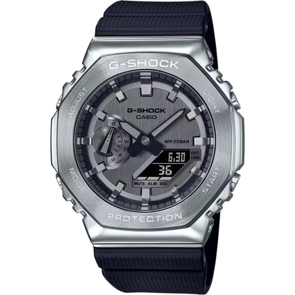 Casio Men's Watch - G-Shock Black and Grey Ana-Digi Dial Black Strap | GM2100-1A ,