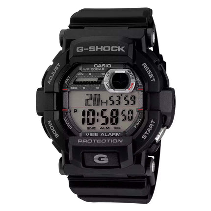 Casio Men's Watch - G-Shock Black and Grey Digital Dial Black Resin Strap | GD350-1 ,