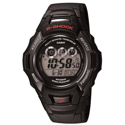 Casio Men's Watch - G-Shock Black and Grey Digital Dial Resin Strap Alarm | GWM530A-1 ,