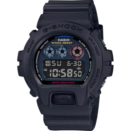Casio Men's Watch - G-Shock Digital Dial Black Resin Strap | DW6900BMC-1 ,
