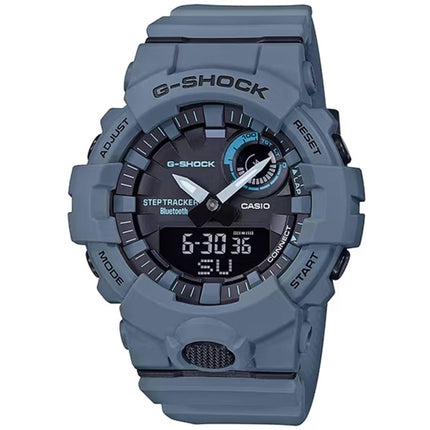 Casio Men's Watch - G-Shock G-Squad Blue Resin Strap Analog-Digital | GBA800UC-2A ,