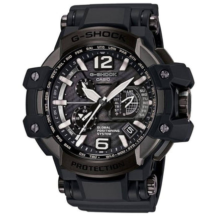 Casio Men's Watch - G-Shock Gravitymaster Black Ana-Digi Dial GPS | GPW1000T-1ACR ,