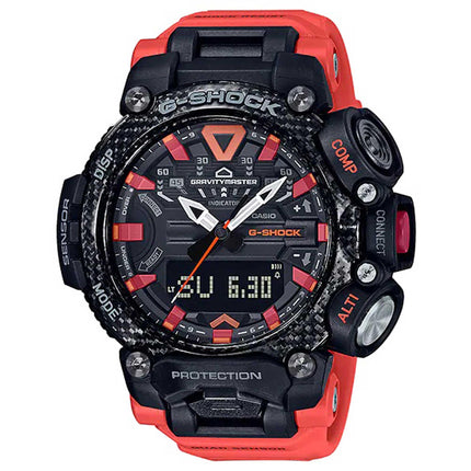 Casio Men's Watch - G-Shock Gravitymaster Black Ana-Digi Dial Resin Strap | GRB200-1A9 ,