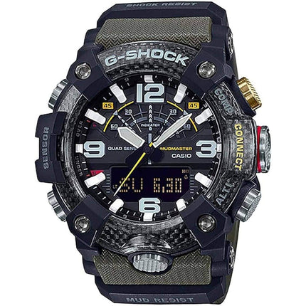 Casio Men's Watch - G-Shock Mudmaster Green Resin Strap Analog-Digital | GGB100-1A3 ,