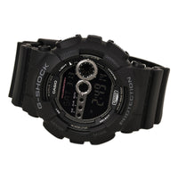 Casio Men's World Time Watch - G-Shock Dive Resin Strap Black Digital Dial | GD100-1B ,