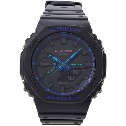Casio Unisex Ana Digi Watch - G-Shock Virtual Blue Series Resin Strap | GA2100VB-1A ,