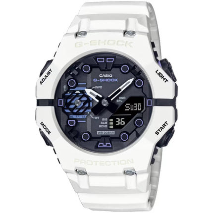 Casio Unisex Analog Digital Watch - G-Shock B001 Series White Strap | GAB001SF-7A ,