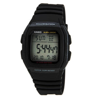 Casio Men's Classic Sports Alarm Chronograph Digital Grey Dial Black Strap Quartz Watch | W96H-1B ,