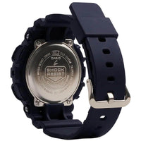 Casio Women's Alarm Watch - G-Shock Black and Gold Tone Dial Resin Strap | GMAS140M-1A ,