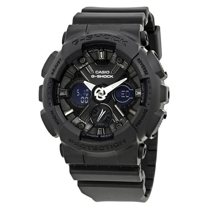Casio Women's Analog-Digital Watch - G-Shock XL World Time Black Dial | GMAS120MF-1A ,