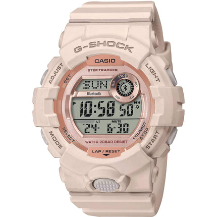 Casio Women's Digital Watch - G-Shock Pink and Grey Dial Resin Strap | GMD-B800-4CR ,