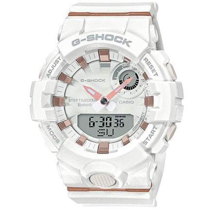 Casio Women's Quartz Watch - G-Shock S Series White Resin Strap | GMAB800-7A ,