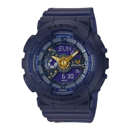 Casio Women's Watch - Baby-G Pretty Guardian Sailor Moon Blue Strap | BA110XSM-2A ,