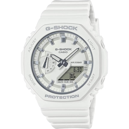 Casio Women's Watch - G-Shock Ana-Digi World Timer White Resin Strap | GMAS2100-7A ,
