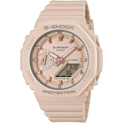 Casio Women's Watch - G-Shock Pink Analog-Digital Dial Resin Strap | GMAS2100-4A ,