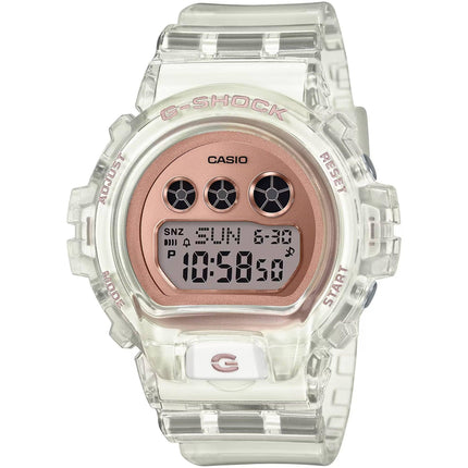 Casio Women's Watch - G-Shock Pink and Grey Ana-Digi Dial Resin Strap | GMDS6900SR-7 ,