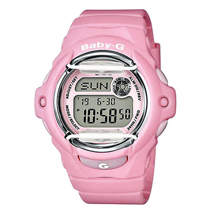 Casio Women's World Time Watch - Baby-G Pink Resin Strap | BG169R-4C ,