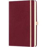 Castelli A5 Notebook - Aquarela Ivory Pages Medium, Blank, Black Cherry | QC825-002 ,
