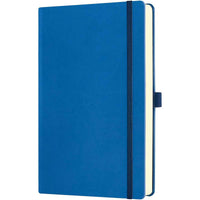 Castelli A5 Notebook - Aquarela Ivory Pages Medium, Blank, Blue Sea | QC825-914 ,