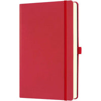 Castelli A5 Notebook - Aquarela Ivory Pages Medium, Blank, Coral Red | QC825-757 ,