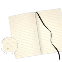 Castelli A5 Notebook - Copper and Gold Diamonds Gold, Ruled, Black | QC6QL-464 ,