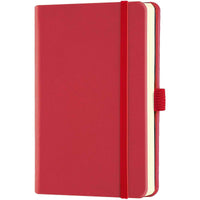 Castelli A6 Notebook - Aquarela Ivory Pages, Ruled, Coral Red | QC225-757 ,