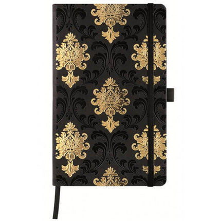 Castelli Notebook - Copper and Gold Medium A5, Blank, Baroque Gold | QC8NR-464 ,