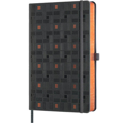 Castelli Notebook - Copper and Gold Medium A5, Blank, Weaving Copper | QC6QP-492 ,