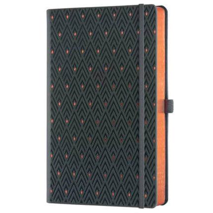 Castelli Notebook - Copper and Gold Medium A5, Ruled
, Diamonds Copper | QC6QO-492 ,