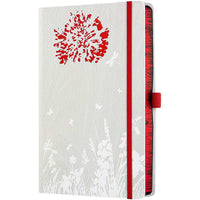 Castelli Notebook - Foresta Card Cover Medium A5, Blank, Dandelion | QC8QF-502 ,