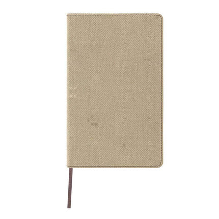 Castelli Notebook - Harris Tweed Cover Medium A5, Blank, Desert Sand | QC8D9-918 ,