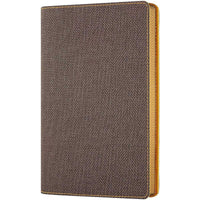 Castelli Notebook - Harris Tweed Cover Medium A5, Ruled, Tobacco Brown | QC6D9-384 ,