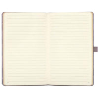 Castelli Notebook - Oro Weave Cover Medium A5, Ruled, Circles | QC6BZ-005 ,
