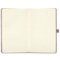 Castelli Notebook - Tatami Card Cover Medium A5, Ruled, Beige Cappuccino | QC6B4-002 ,