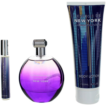 Catherine Malandrino Women's Gift Set - L'Energie De New York Authentic, 3 Piece ,
