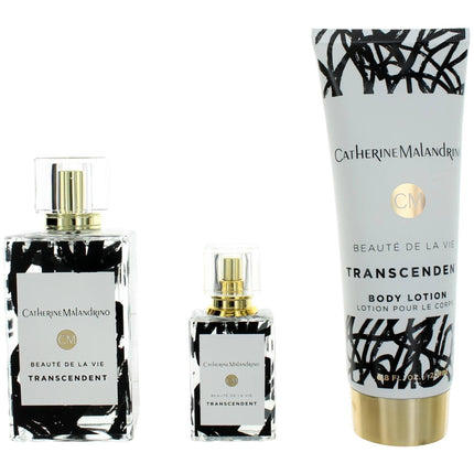 Catherine Malandrino Women's Gift Set - Transcendent Beaute De La Vie, 3 piece ,