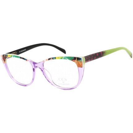 Ccs By Coco Song Unisex Eyeglasses - Clear Demo Lens Full Rim Frame | CCS110 01-09 ,