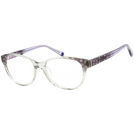 Ccs By Coco Song Unisex Eyeglasses - Clear Demo Lens Grey Oval Frame | CCS104 06-09 ,