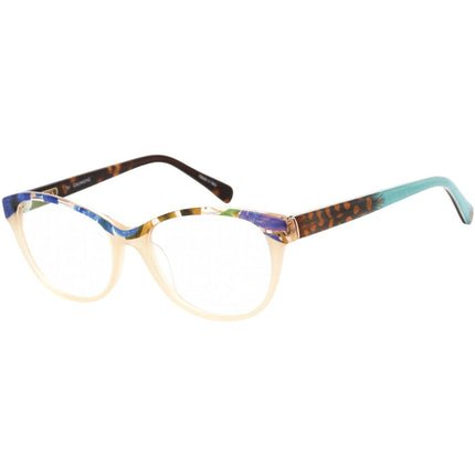 Ccs By Coco Song Unisex Eyeglasses - Clear Lens Multicolor Oval Frame | CCS104 01-09 ,