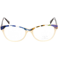 Ccs By Coco Song Unisex Eyeglasses - Clear Lens Multicolor Oval Frame | CCS104 01-09 ,